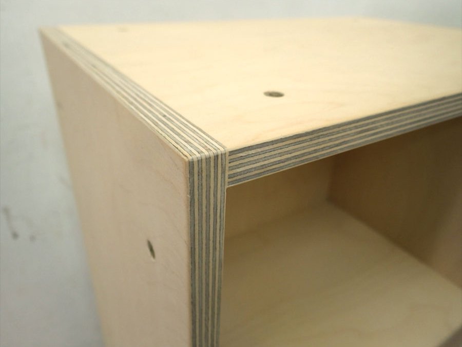 藤森泰司 2001年デザイン ★ 希少アトリエメイド！ ★ 廃番  『 Minimum shelf  / ミニマム ユニット シェルフ （ プライウッド ） 』