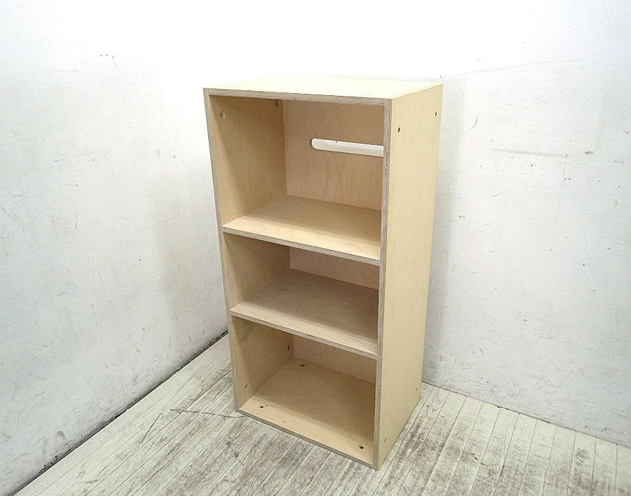 藤森泰司 2001年デザイン ★ 希少アトリエメイド！ ★ 廃番  『 Minimum shelf  / ミニマム ユニット シェルフ （ プライウッド ） 』