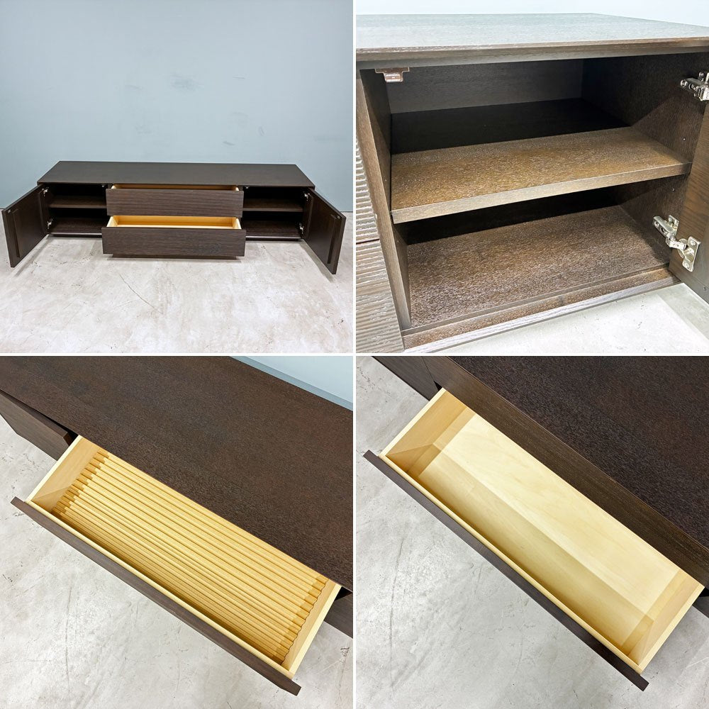 タイムアンドスタイル TIME＆STYLE スタンダードコンポジションキャビネット Standard composition cabinet ローボード TVボード 2ドア＋2ドロワー ◎