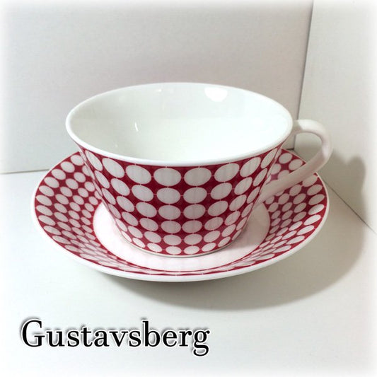 ◎経堂店 Gustavsberg グスタフスベリ EVA エヴァ ティーカップ＆ソーサー スティグ・リンドベリ スウェーデン ①