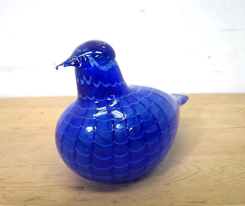 ●iittala イッタラバード　”Blue Bird/ルリコマドリ”　箱付