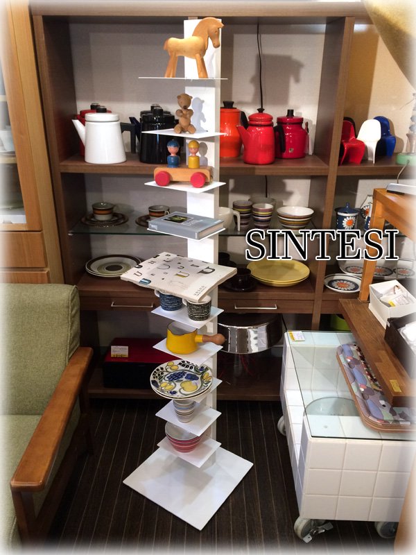 ◎経堂店 SINTESI / シンテシ サピエンス ブックタワー ブルーノ・レイナルディ ホワイト