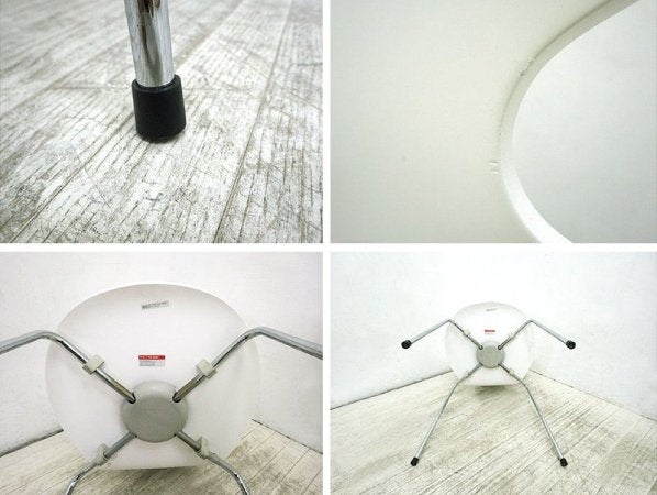 デンマーク Fritz Hansen / フリッツ・ハンセン ★ Arne Jacobsen / アルネ・ヤコブセンデザイン ★ 『 Ant Chair / アントチェア （ BIANCO ） 』