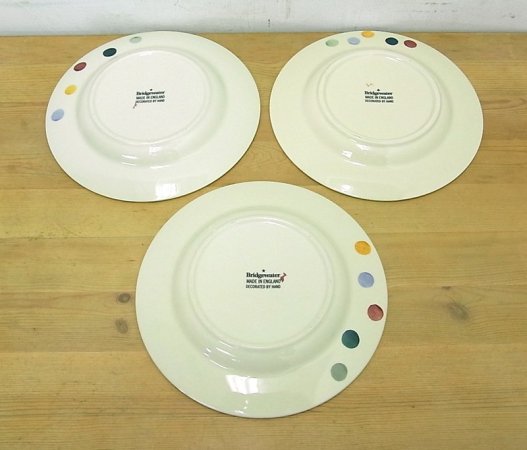 Emma Bridgewater / エマ・ブリッジウォーター　ポルカドット　22cmプレート ABC　●