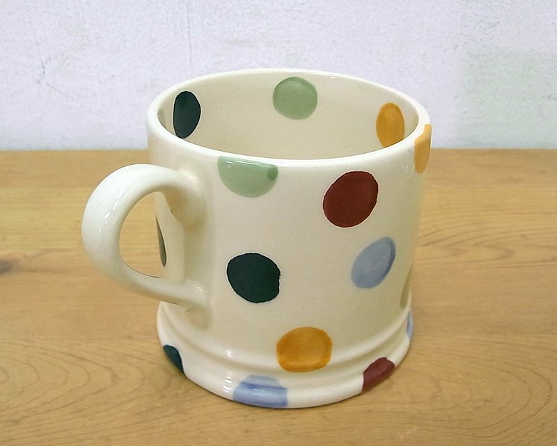 Emma Bridgewater / エマ・ブリッジウォーター　ポルカドット　マグカップ　ABC　●