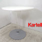 Italy Kartell / カルテル ★ " P. STARCK / フィリップ・スタルク " デザイン ★ ラウンドトップテーブル 『  Top Top / トップトップ 』 ★ ホワイト