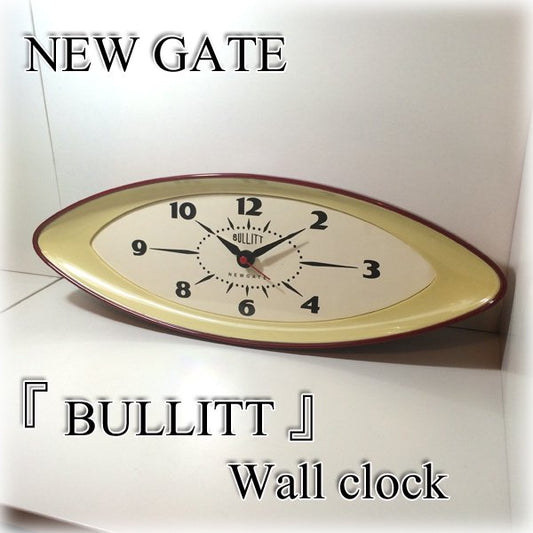 NEW GATE ニューゲート BULLITT ウォールクロック 掛け時計 ◎