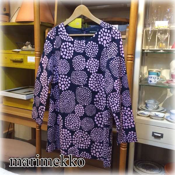 marimekko マリメッコ  Pallero / PILATE　パッレロ  長袖 ワンピース ◎