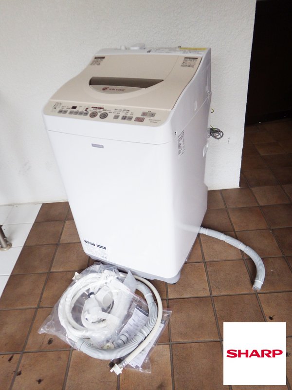 シャープ SHARP 6kg 洗濯乾燥機 ES-TG6NC 2015年製 防菌防臭 ◇