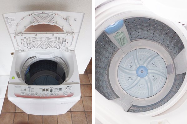 東芝 TOSHIBA 7kg ステンレス槽洗濯機 2013年製 AW-70DM 美品◇
