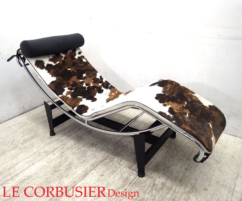 LE CORBUSIER ル・コルビュジェ デザイン リプロダクト LC4 シェーズロング ハラコ ●
