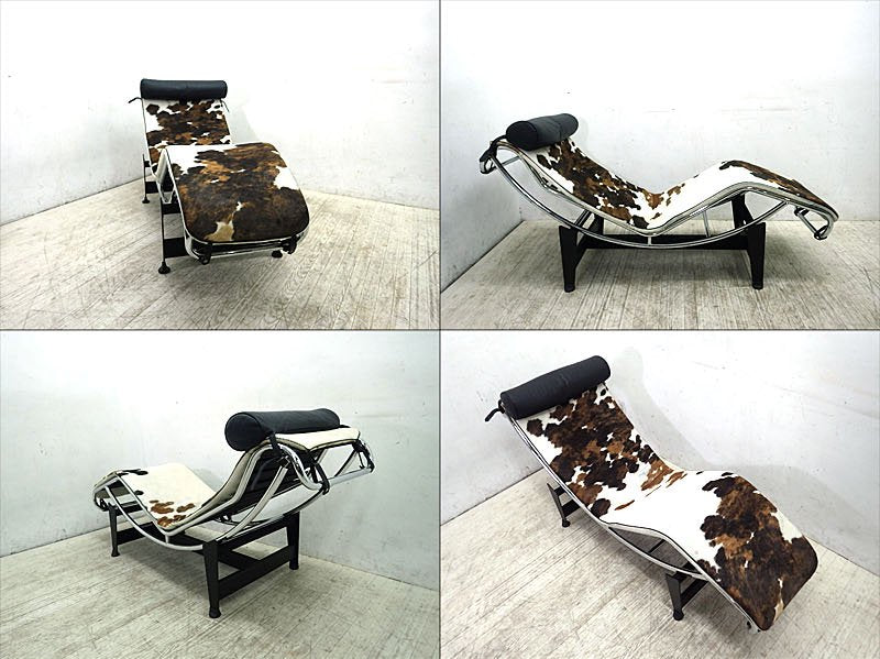 LE CORBUSIER ル・コルビュジェ デザイン リプロダクト LC4 シェーズロング ハラコ ●