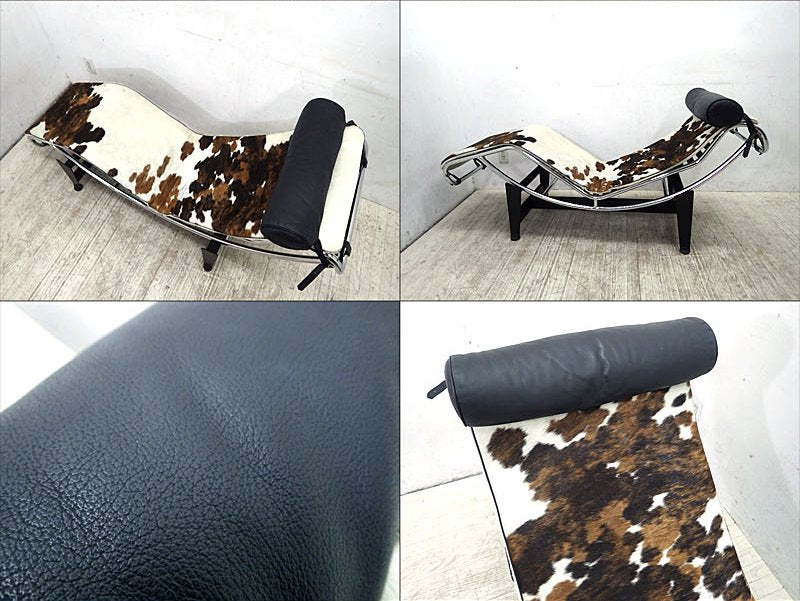 LE CORBUSIER ル・コルビュジェ デザイン リプロダクト LC4 シェーズロング ハラコ ●