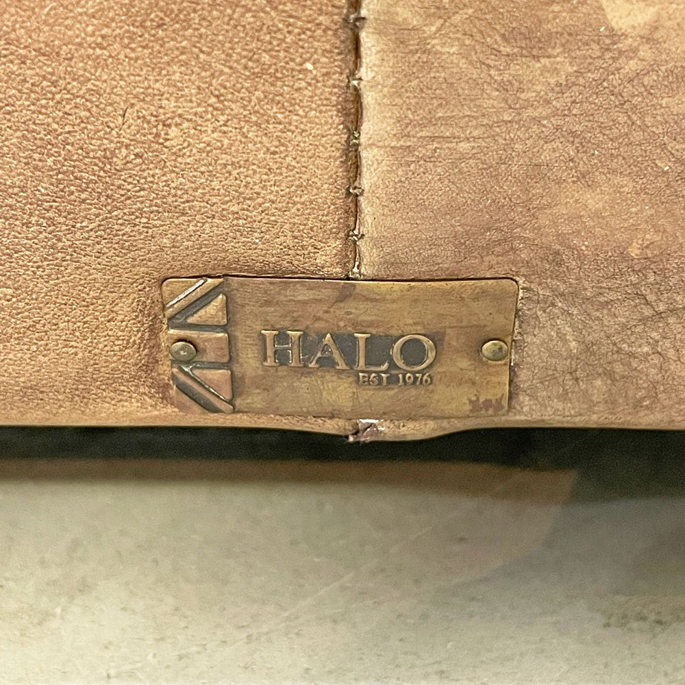 ハロ HALO フリーマーケット FLEAMARKET 1Pソファ 本革 牛革 ビンテージ加工 鋲打 英国 UK イギリス ●