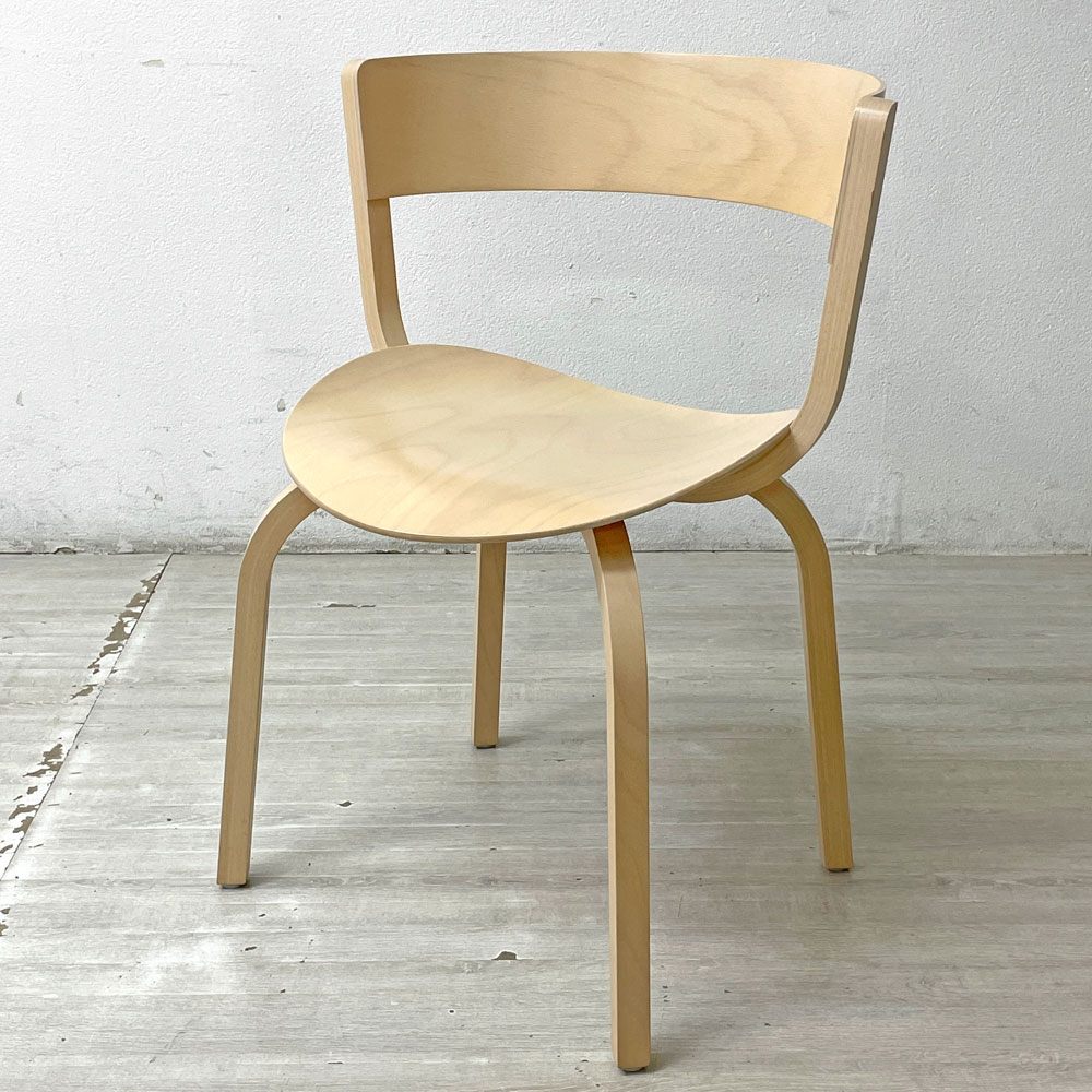 トーネット THONET アームチェア 404F ステファン・ディーツ Stefan Diez glazed white ドイツ ●