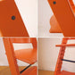 ストッケ STOKKE トリップトラップ TRIPP TRAPP レッド ベビーチェア 旧型 ノルウェー ♪