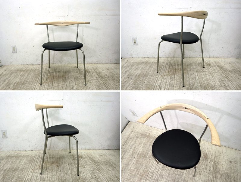 PP Mobler 社製 Hans J. Wegner デザイン PP701 アームチェア メープル材 ソープ仕上げ ●