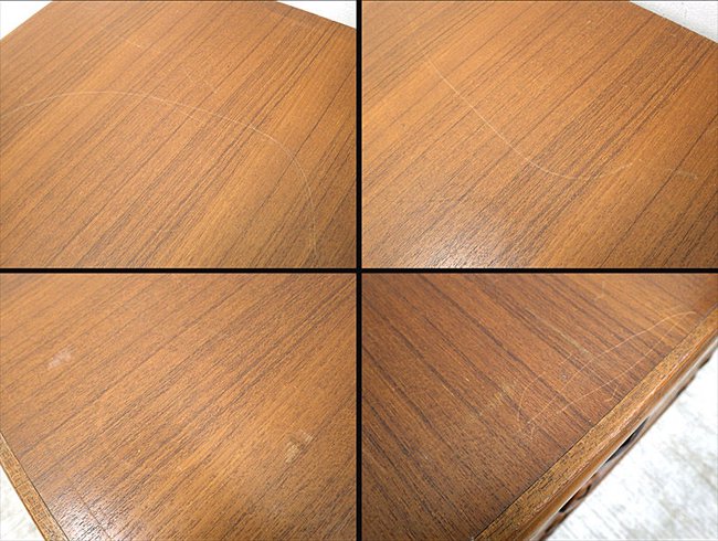 北欧スタイル ビンテージ チーク材 チェスト ●