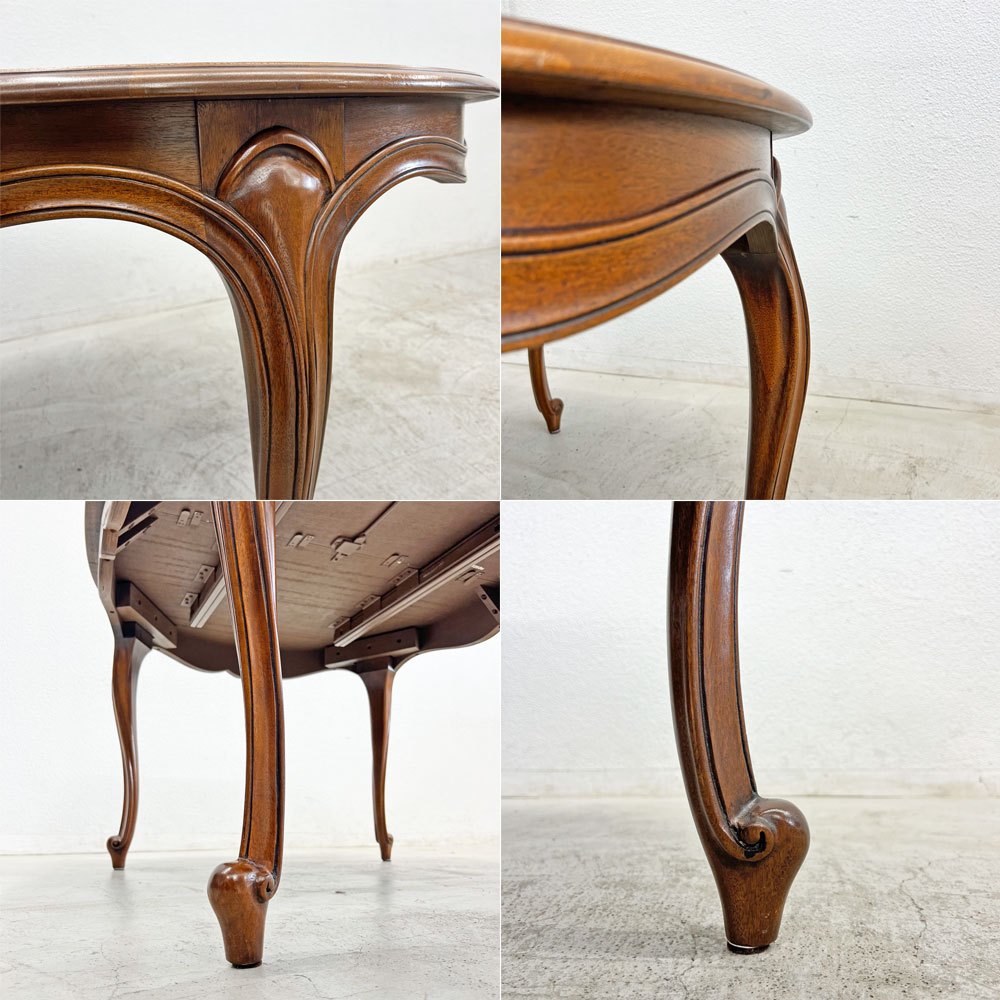 ドレクセルヘリテイジ DREXEL HERITAGE ツーレイン Touraine エクステンションダイニングテーブル W142～234cm クラシカルデザイン 〓