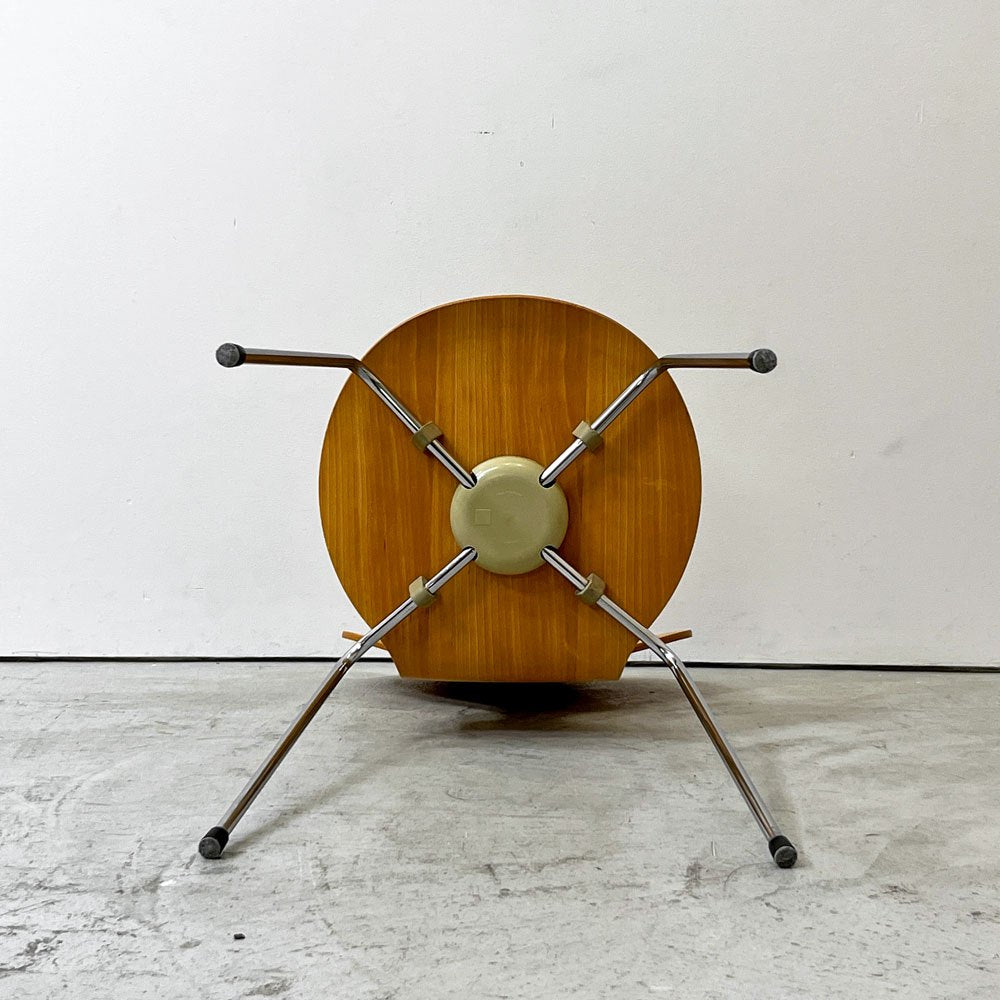 フリッツハンセン Fritz Hansen 3101 アリンコチェア アントチェア 4本脚 ナチュラルビーチ ラッカー仕上げ フェルトグライズ アルネ・ヤコブセン A ●
