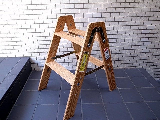 USA製 STUBBY LADDER 2ft スタビーラダー 2フィート/2ステップ スツール イエローパイン■