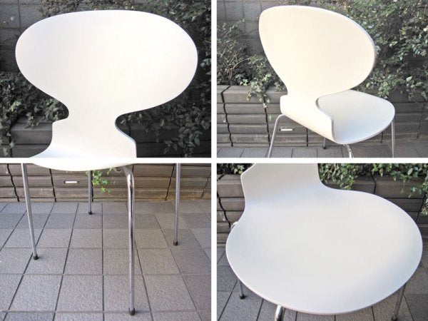 デンマーク Fritz Hansen / フリッツ・ハンセン ★ Arne Jacobsen / アルネ・ヤコブセンデザイン ★ 『 Ant Chair / アントチェア （ White ） 』