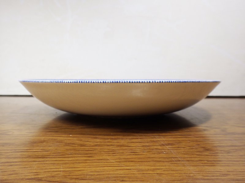 ARABIA / アラビア　24H Avec / アベック　24cmパスタプレート　ブルー　未使用品A◇