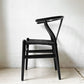 カールハンセン＆サン Carl Hansen & Son CH24 Yチェア ブラックラッカー × ブラックペーパーコード ハンス・J・ウェグナー ビーチ材 北欧家具 定価￥118,800- A ★
