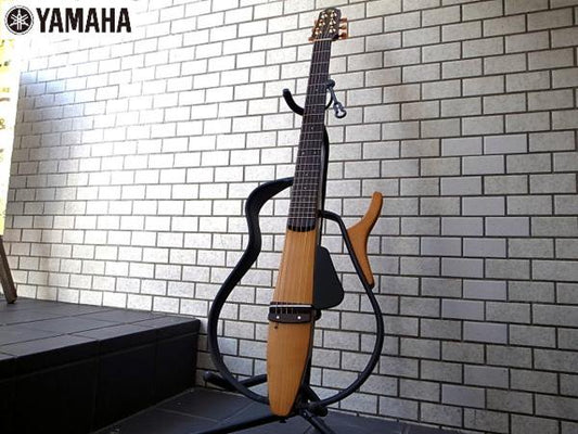 極美品 Yamaha ヤマハ サイレント ギター SLG-110S ナチュラル 2015年購入 ■