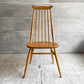 アーコール Ercol ゴールドスミス ダイニングチェア ハイバック スティックバック エルム材 ビーチ材 ナチュラルカラー UKビンテージ 英国家具 ♪