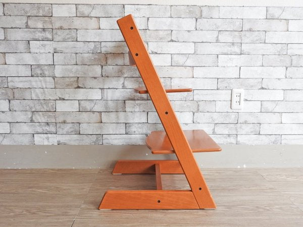 ストッケ STOKKE トリップトラップ TRIPP TRAPP 旧型 ベビーチェア キッズチェア チェリー ノルウェー 北欧家具 ●