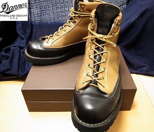 DANNER ダナー DJ COMMANDER 限定500足 DJコマンダー ブーツ 白タグ【12225X】茶×黒 8.5EE ■