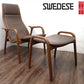 swedese スウェデッセ社　Conde House ハイバックチェア＆オットマン●