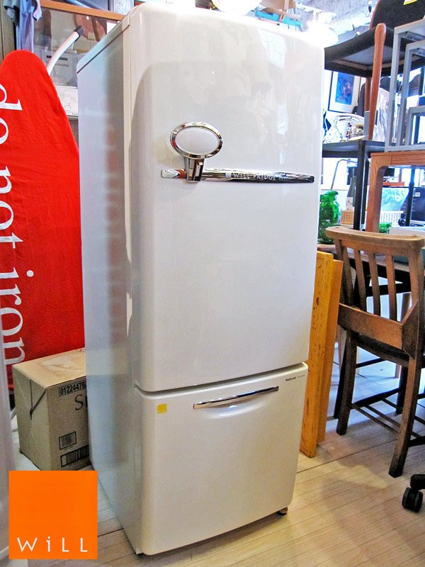 National / ナショナル ★  『 WiLL FRIDGE mini （ ウィル フリッジ ・ミニ ） 162L 』 ★ 希少 完動品 ホワイト 2003年モデル