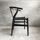 カールハンセン＆サン Carl Hansen & Son CH24 Yチェア ブラックラッカー×ブラックペーパーコード  ビーチ材 日本仕様サイズ ハンス・J・ウェグナー デンマーク 北欧家具 B ♪