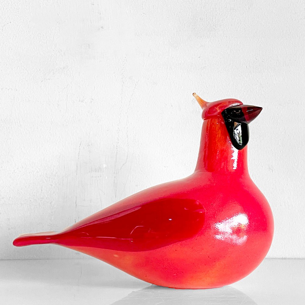イッタラバード iittala バーズバイトイッカ Birds by Toikka レッドカーディナル Red Cardinal 2004年 オイバ・トイッカ 箱付き 北欧雑貨 ■