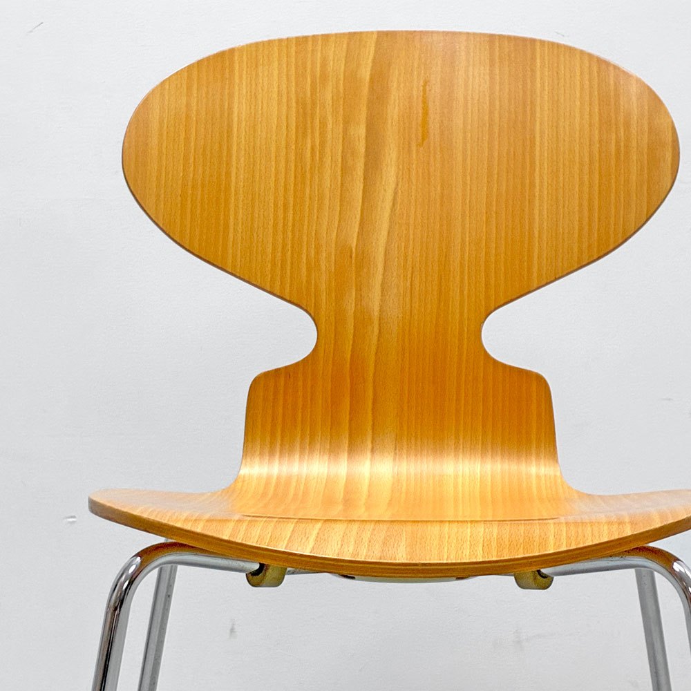 フリッツハンセン Fritz Hansen 3101 アリンコチェア アントチェア 4本脚 ナチュラルビーチ ラッカー仕上げ アルネ・ヤコブセン C ●