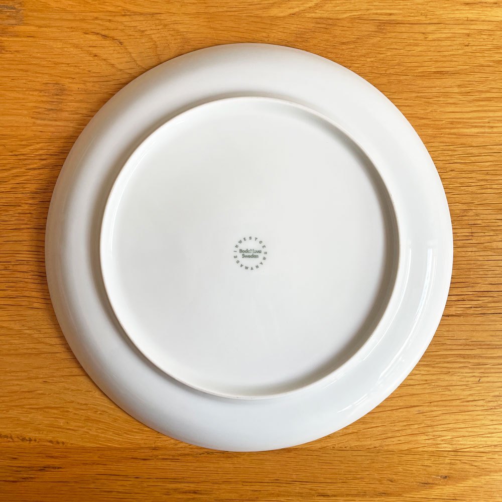 ボダノバ boda nova チェス Chess プレート 24.5cm 4枚セット ホワイト シグネ・ペーション・メリン Signe perssion Merin スウェーデン ビンテージ 北欧食器 ♪