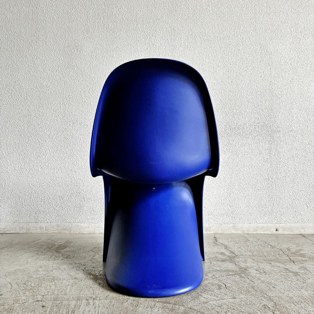 ヴィトラ vitra パントンチェア Panton Chair ブルー 屋内外使用可 ヴェルナー・パントン 旧モデル 廃番カラー ミッドセンチュリー スペースエイジ A 〓