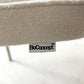 ボーコンセプト BoConcept プリンストン Princeton ダイニングチェア ベージュ ファブリック メタル脚 マットアッシュグレーラッカー仕上げ A ●