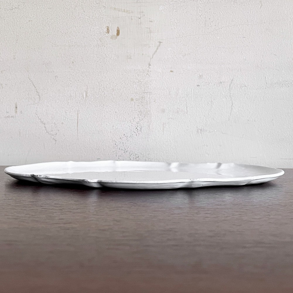 アスティエ・ド・ヴィラット Astier de Villatte ローマ Rome ラージディナープレート W29cm 陶器 フランス A ■
