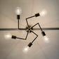 アクメファニチャー ACME Furniture ソリッドブラスランプ 5アーム ブラックアーム SOLID BRASS LAMP 5ARM BLACK 真鍮 シーリングライト ミッドセンチュリー 廃番カラー 参考定価￥143,000- ■
