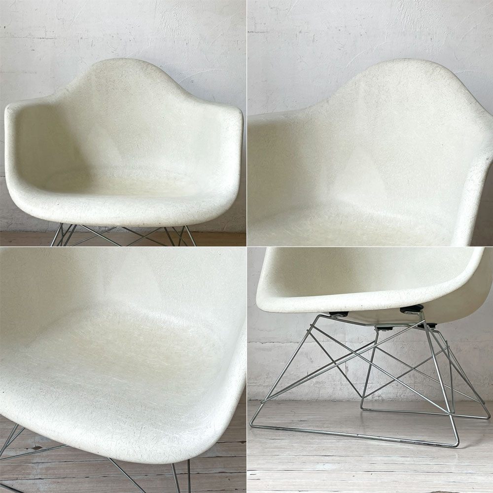 ハーマンミラー Herman Miller アームシェルチェア ラウンジチェア セカンド 2nd FRP キャッツクレイドル イームズ ビンテージ ミッドセンチュリー ★