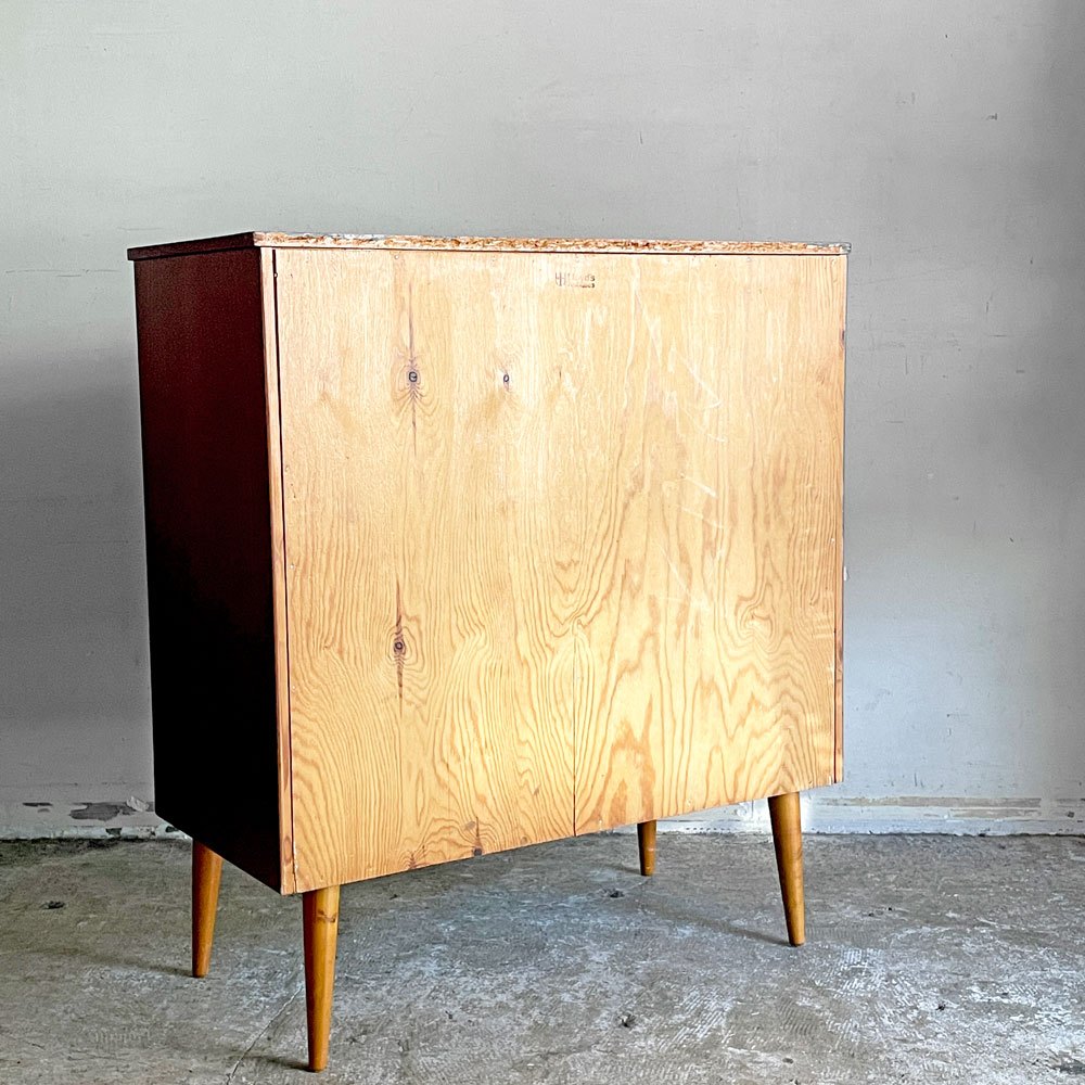 北欧ビンテージ vintage チーク材 チェスト 4ドロワー スウェーデン 北欧家具 ■