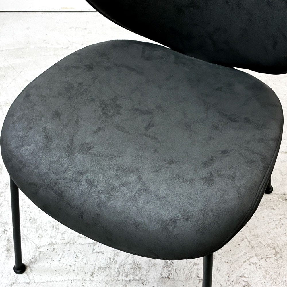 モーダエンカーサ moda en casa コブラチェア COBRA chair ダイニングチェア スモーク ナノファイバー ファブリック モダンデザイン A ●