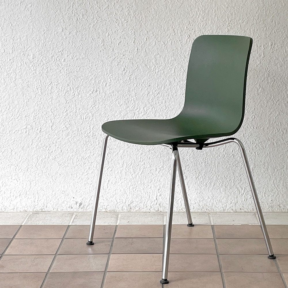 ヴィトラ vitra ハルチューブ HAL Tube サイドチェア ダイニングチェア スタッカブル グリーン ジャスパー・モリソン A ◇