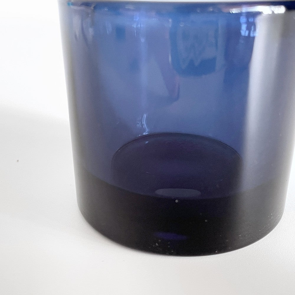 イッタラ iittala マリメッコ marimekko キビ kivi キャンドルホルダー ブルーベリーブルー 60mm ヘイッキ・オルヴォラ フィンランド 北欧雑貨 ■