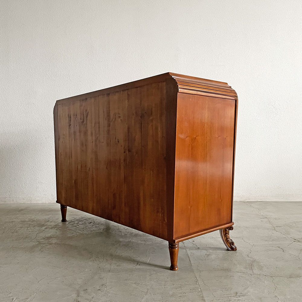 ヨーロピアンクラシカル European Classical ワイドチェスト サイドボード W146.5cm 抽斗8杯 アンティークスタイル 〓