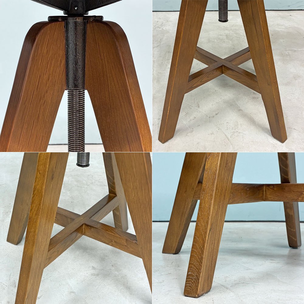 クラッシュゲート CRASH GATE ノットアンティークス Knot antiques シド SIDO サイドテーブル ラウンド 寄木 インダストリアルデザイン 関家具 ◎