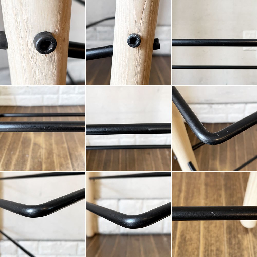ノルメイド Norrmade スティック STICK シューズラック アッシュ材×スチール トゥールズデザイン Tools Design デンマーク 定価￥30,250- 廃番 ◎